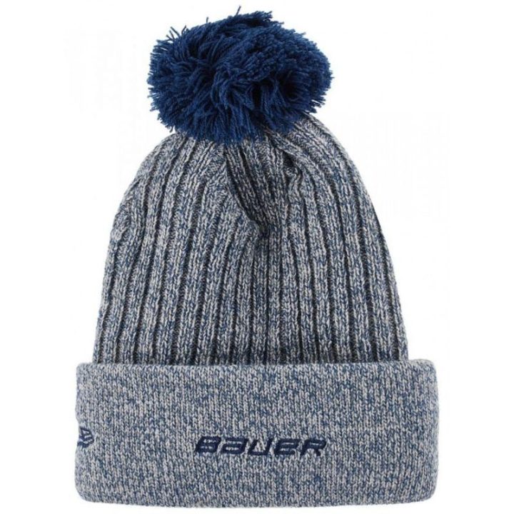 Megzta kepurė su bumbulu Bauer Team Knit Pom