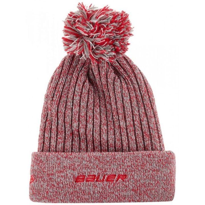 Megzta kepurė su bumbulu Bauer Team Knit Pom