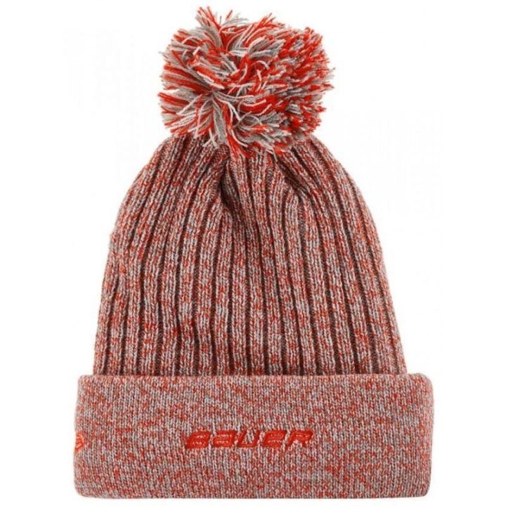 Megzta kepurė su bumbulu Bauer Team Knit Pom
