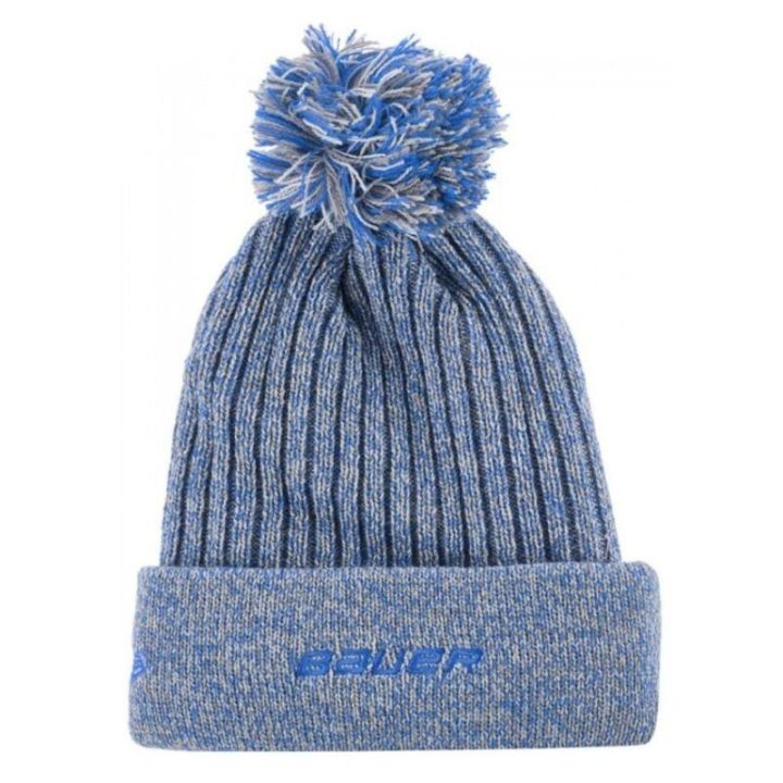 Megzta kepurė su bumbulu Bauer Team Knit Pom