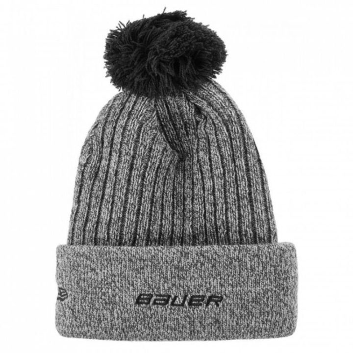 Megzta kepurė su bumbulu Bauer Team Knit Pom