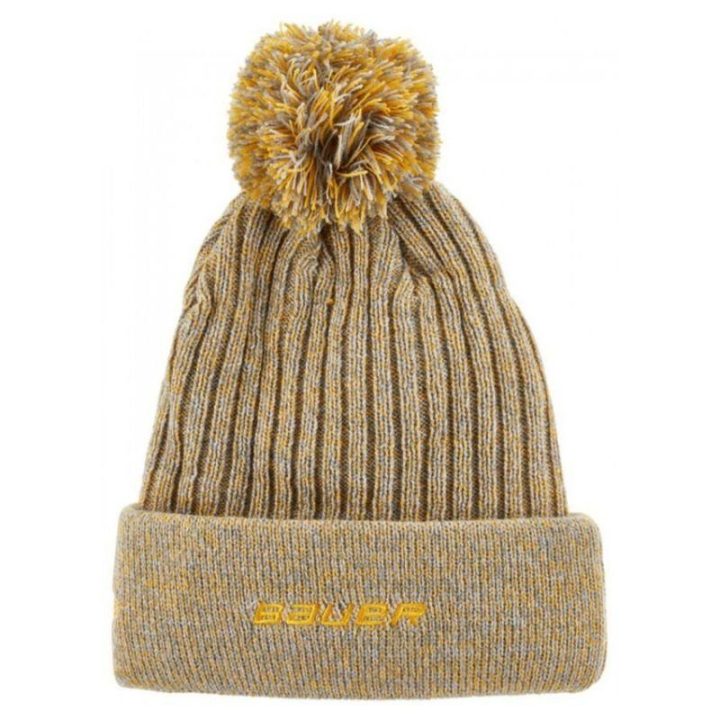 Megzta kepurė su bumbulu Bauer Team Knit Pom