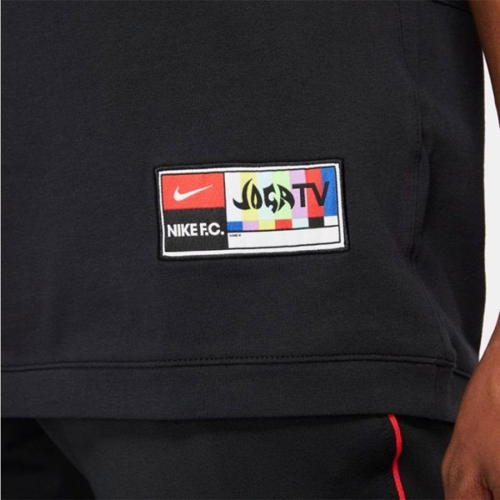 Vyriški medvilniniai marškinėliai Nike F.C. Home, juodi