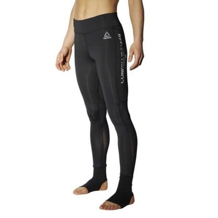 Moteriškos tamprės su kilpomis Reebok Combat, juodos