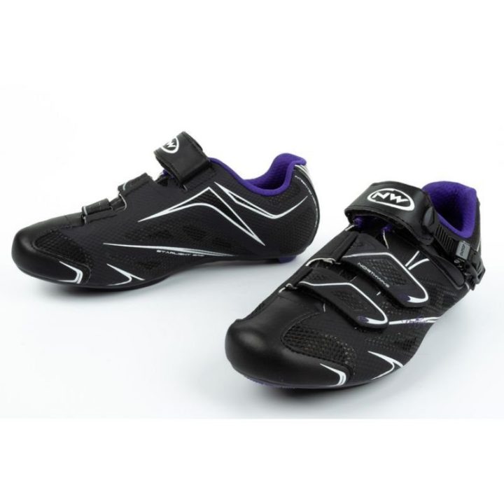 Moteriški elegantiški dviračių batai Northwave Starlight SRS, juodi
