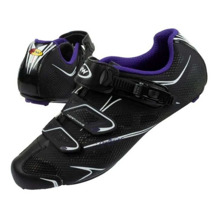 Moteriški elegantiški dviračių batai Northwave Starlight SRS, juodi