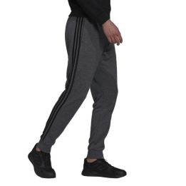 Vyriškos laisvo kirpimo sportinės kelnės adidas 3-Stripes, pilkos