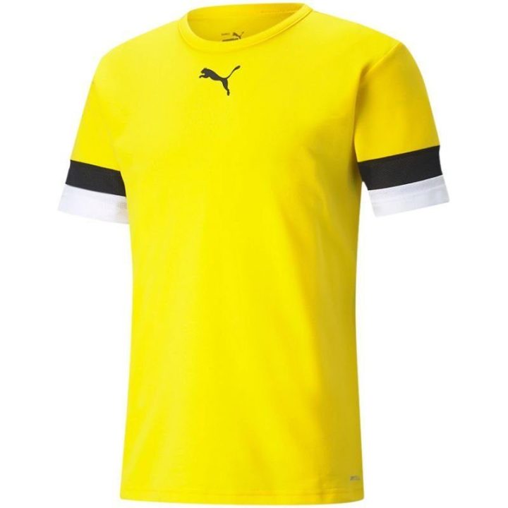 Vyriški treniruočių marškinėliai Puma teamRise, geltoni