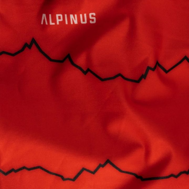 Daugiafunkcis šalikas-mova Alpinus Zuzi, raudonas