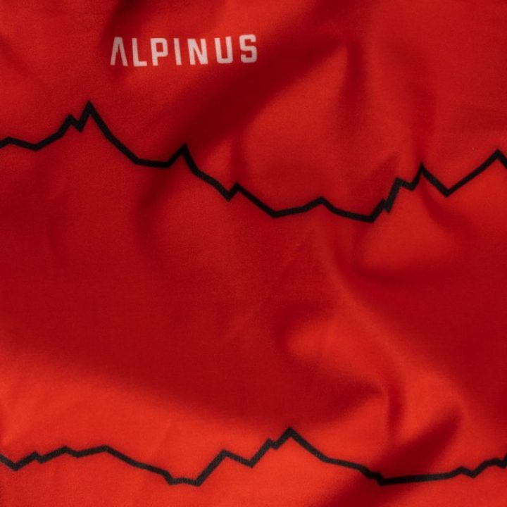Daugiafunkcis šalikas-mova Alpinus Zuzi, raudonas