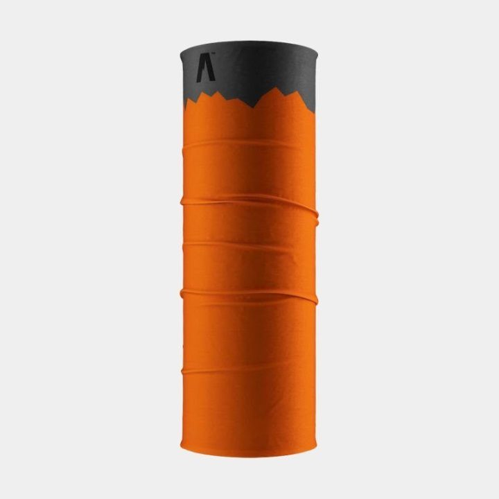 Daugiafunkcis šalikas-mova Alpinus Mari, oranžinis ir pilkas