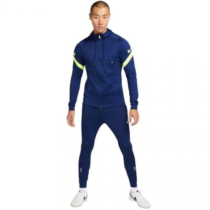 Vyriškos sportinės kelnės Nike Therma-Fit Strike, tamsiai mėlynos
