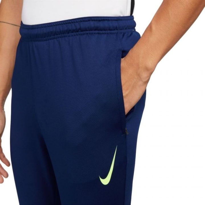 Vyriškos sportinės kelnės Nike Therma-Fit Strike, tamsiai mėlynos