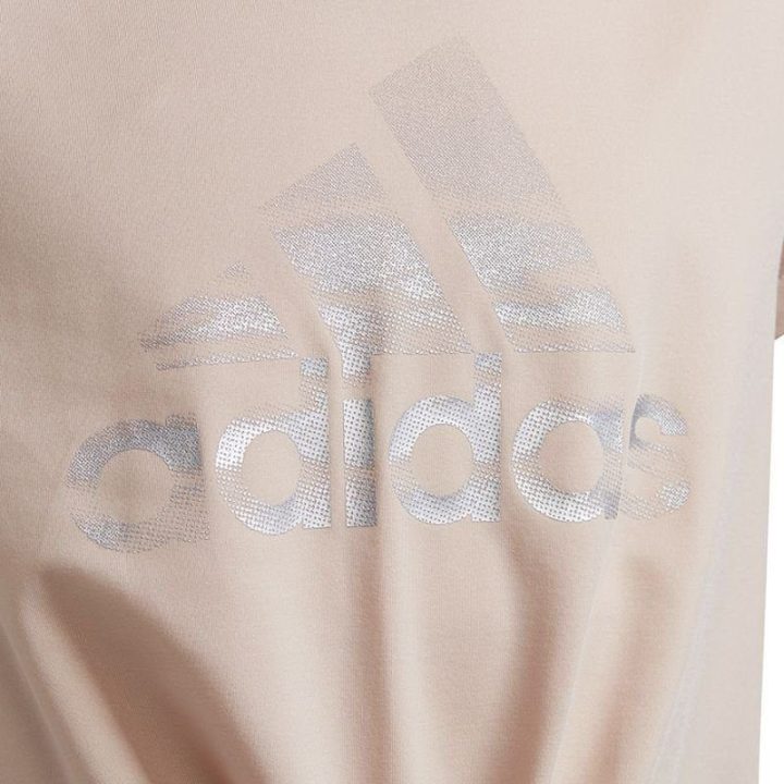 Marškinėliai mergaitėms adidas Primegreen Aeroready, rožiniai