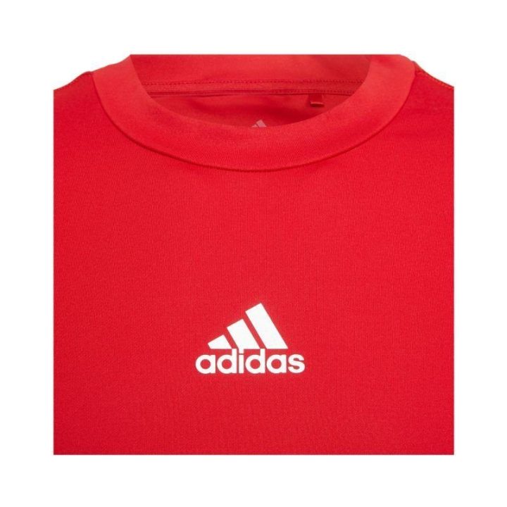 Vaikiški kompresiniai marškinėliai adidas TechFit, raudoni