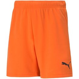 Vaikiški šortai treniruotėms Puma teamRISE, oranžiniai