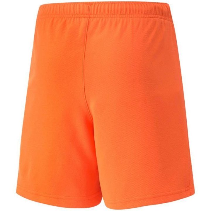 Vaikiški šortai treniruotėms Puma teamRISE, oranžiniai