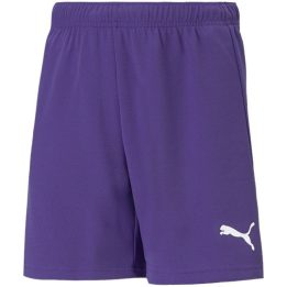 Vaikiški treniruočių šortai Puma teamRISE, violetiniai