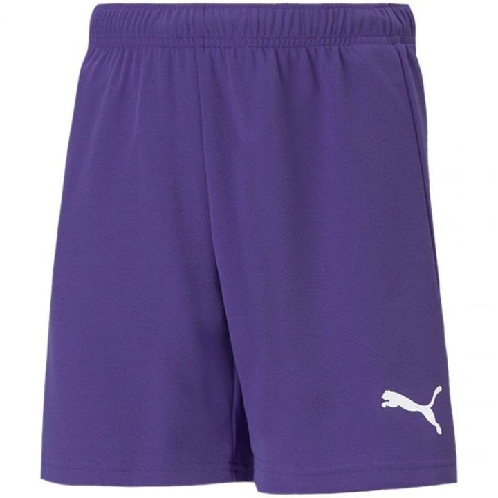 Vaikiški treniruočių šortai Puma teamRISE, violetiniai