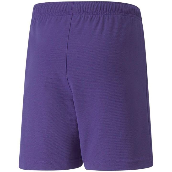 Vaikiški treniruočių šortai Puma teamRISE, violetiniai