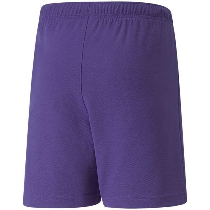Vaikiški treniruočių šortai Puma teamRISE, violetiniai