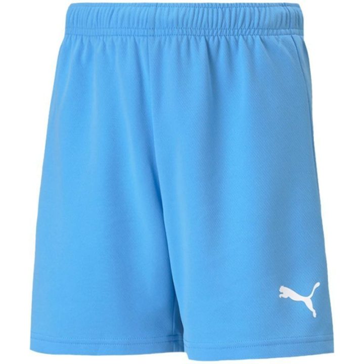 Vaikiški treniruočių šortai Puma teamRise, žydri