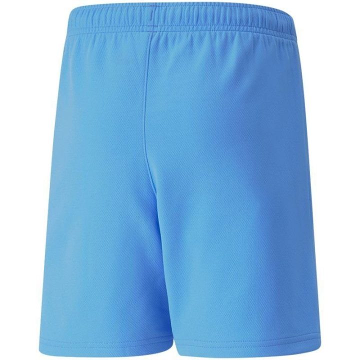 Vaikiški treniruočių šortai Puma teamRise, žydri