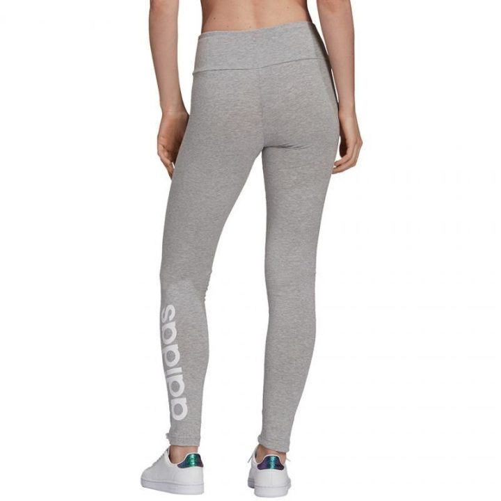 Moteriškos medvilninės tamprės adidas Essentials, pilkos