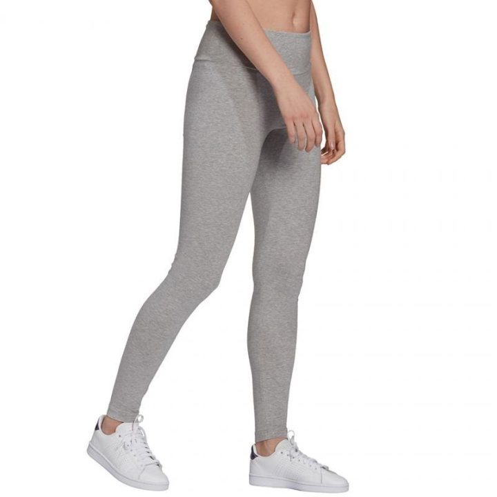 Moteriškos medvilninės tamprės adidas Essentials, pilkos