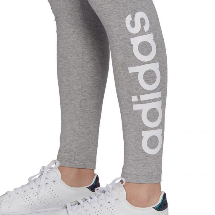 Moteriškos medvilninės tamprės adidas Essentials, pilkos