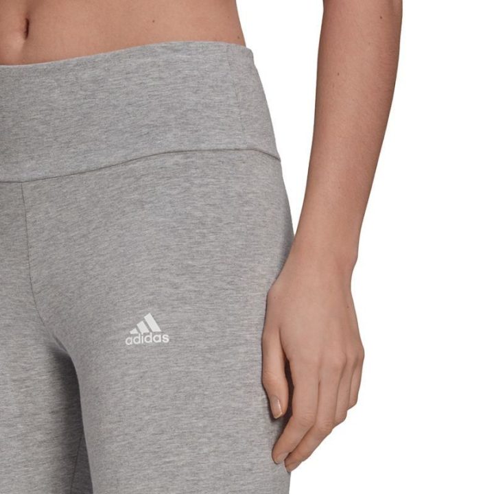 Moteriškos medvilninės tamprės adidas Essentials, pilkos