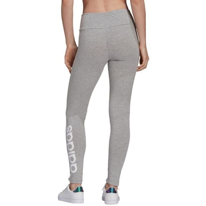 Moteriškos medvilninės tamprės adidas Essentials, pilkos