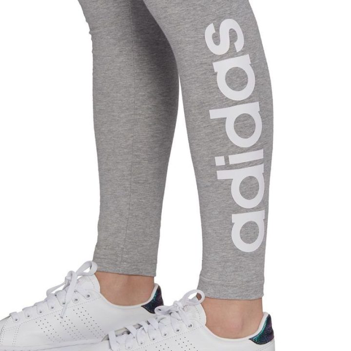 Moteriškos medvilninės tamprės adidas Essentials, pilkos