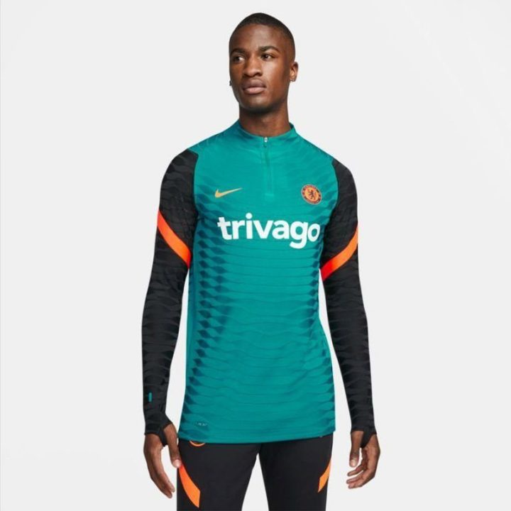 Vyriški marškinėliai ilgomis rankovėmis Nike Chelsea FC Elite, mėlyni