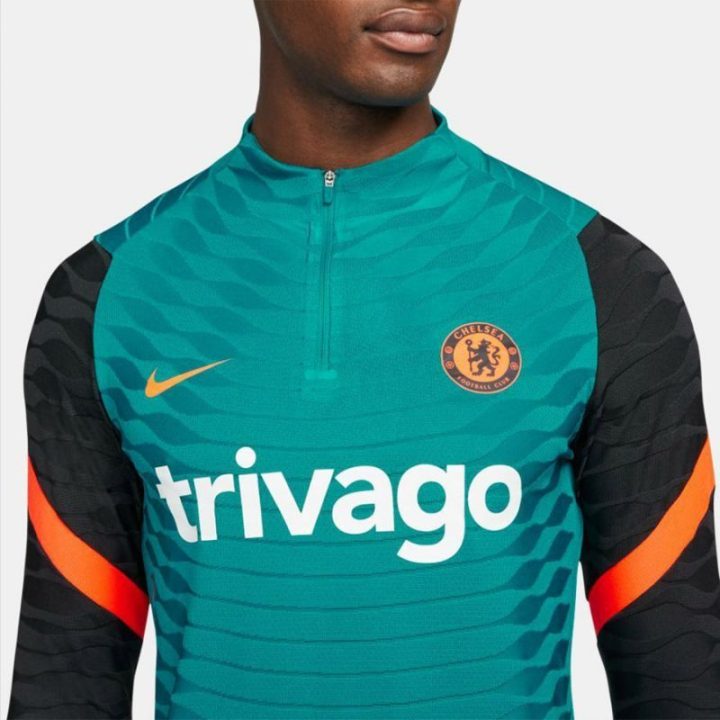 Vyriški marškinėliai ilgomis rankovėmis Nike Chelsea FC Elite, mėlyni