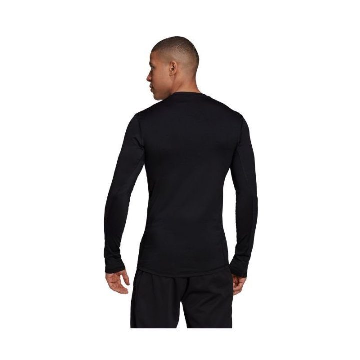 Vyriški kompresiniai termo marškinėliai adidas TechFit Warm, juodi