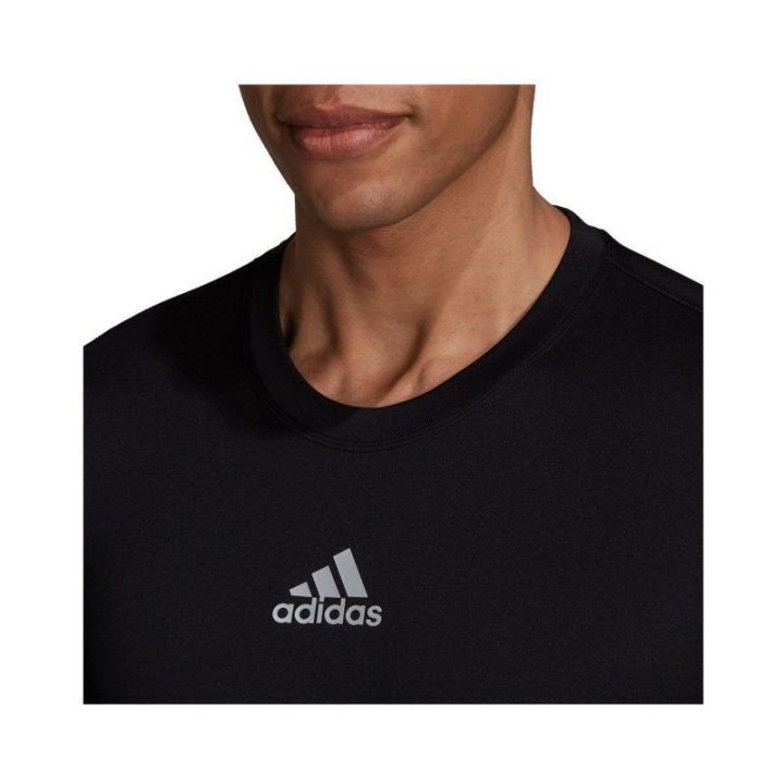 Vyriški kompresiniai termo marškinėliai adidas TechFit Warm, juodi