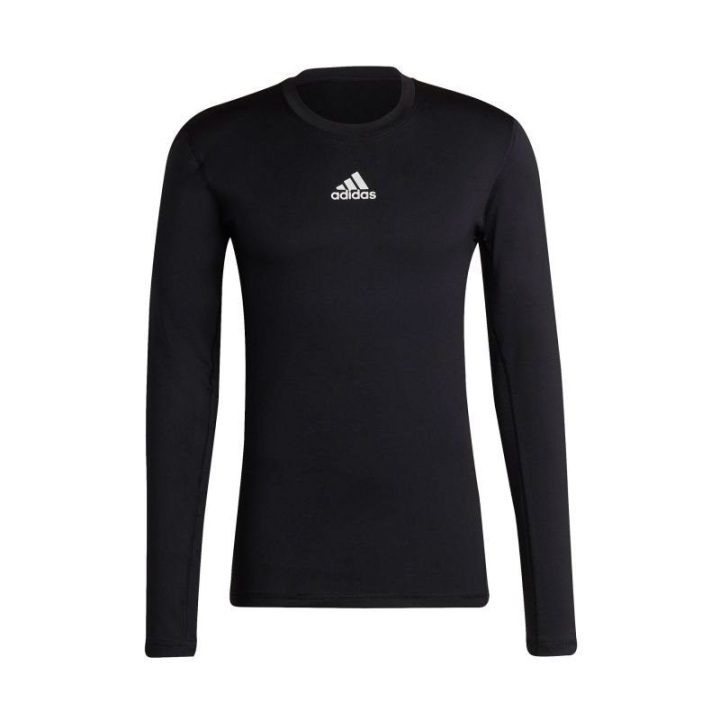 Vyriški kompresiniai termo marškinėliai adidas TechFit Warm, juodi