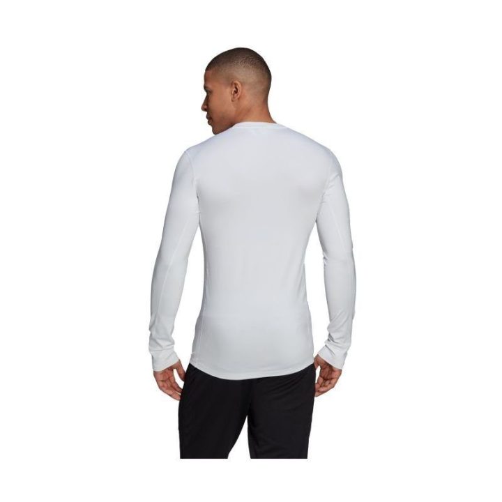 Vyriški termoaktyvūs marškinėliai adidas TechFit Warm, balti