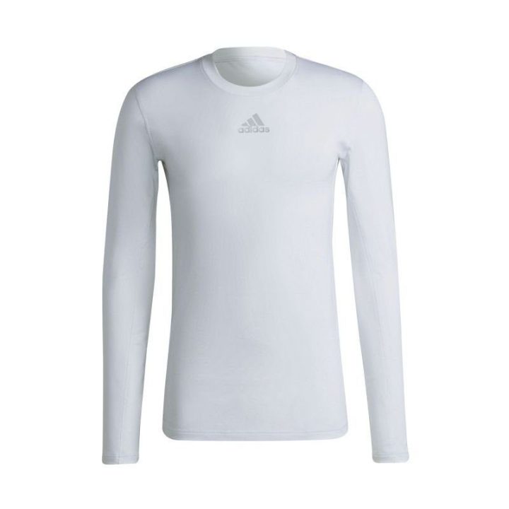 Vyriški termoaktyvūs marškinėliai adidas TechFit Warm, balti