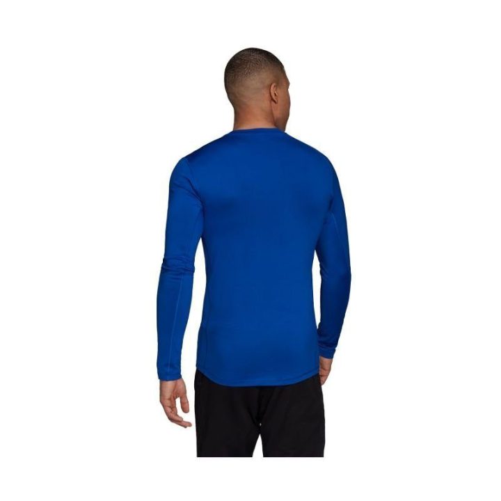 Vyriški termoaktyvūs marškinėliai adidas TechFit Warm, mėlyni
