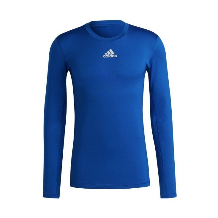 Vyriški termoaktyvūs marškinėliai adidas TechFit Warm, mėlyni