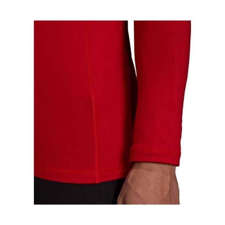 Vyriški pašiltinti termo marškinėliai adidas TechFit Warm, raudoni