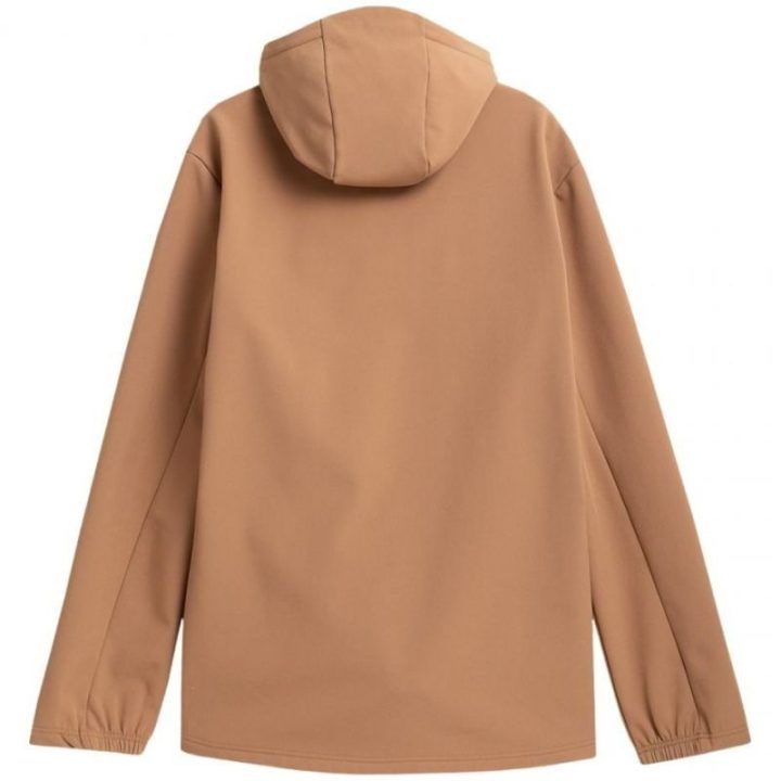 Vyriška softshell striukė su gobtuvu Outhorn, šviesiai ruda