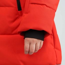Neperšlampama slidinėjimo striukė mergaitėms Icepeak, raudona