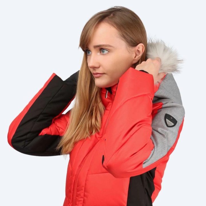 Moteriška slidinėjimo striukė Icepeak Electra, oranžinė