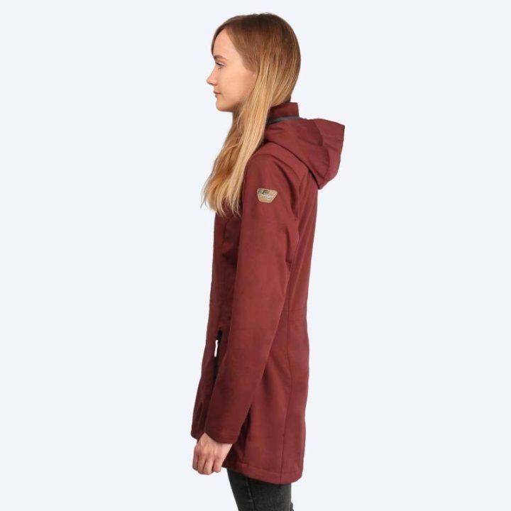 Moteriška ilga softshell striukė Icepeak Pukalani, ruda