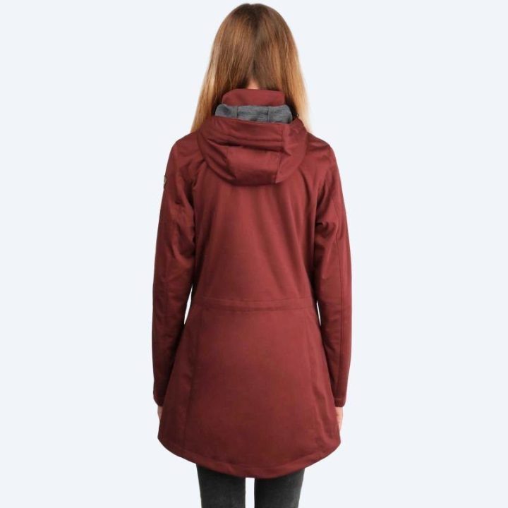 Moteriška ilga softshell striukė Icepeak Pukalani, ruda