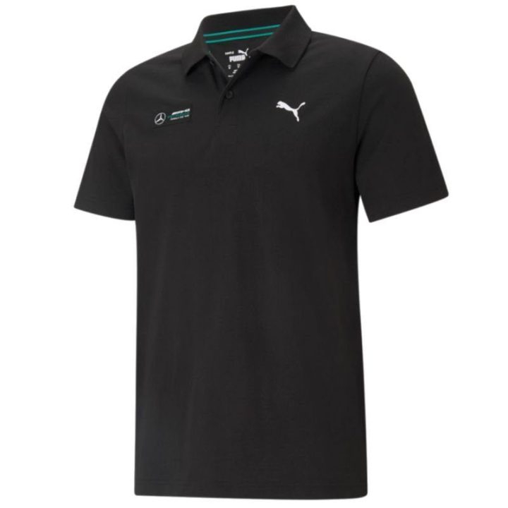 Vyriški polo marškinėliai Puma Mercedes F1 Essentials, juodi