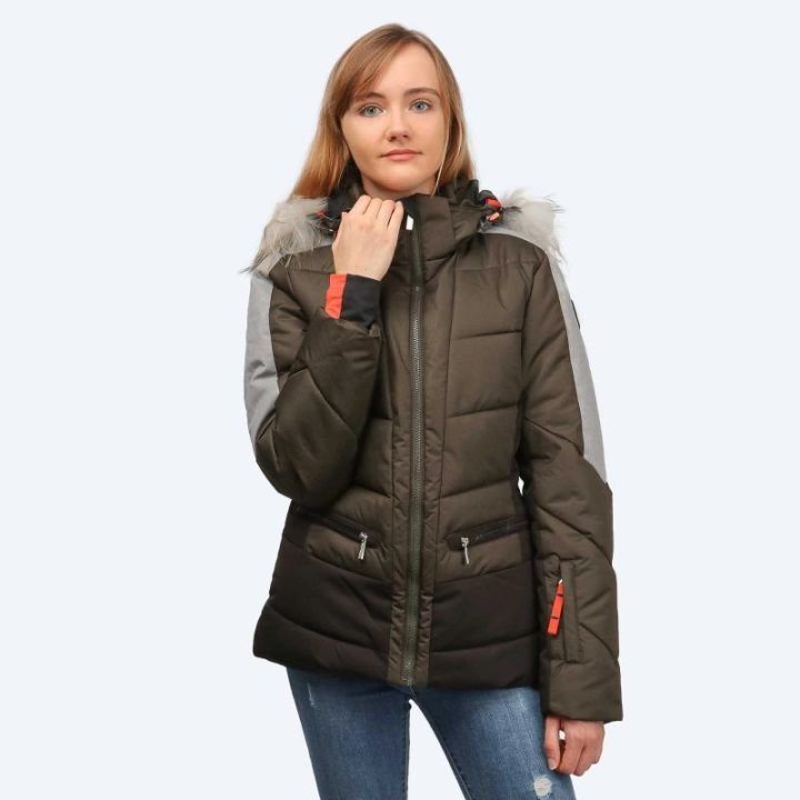 Moteriška slidinėjimo striukė Icepeak Electra IA, ruda